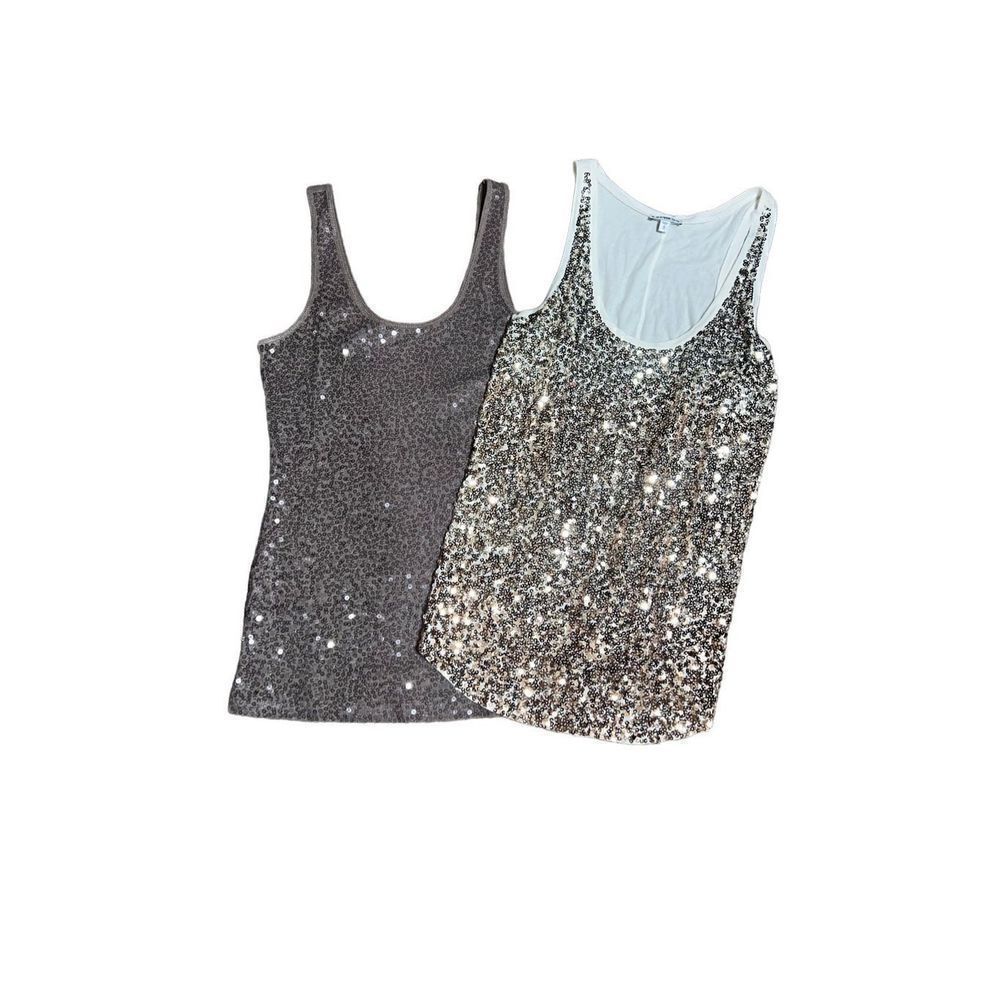 Express Lot Includes 2 Sequined Tank Tops Size Medium